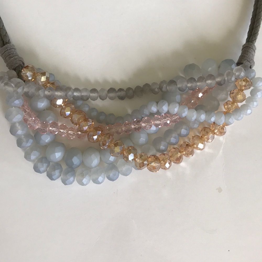 Beaded Statement Necklace - Picture 6 of 7